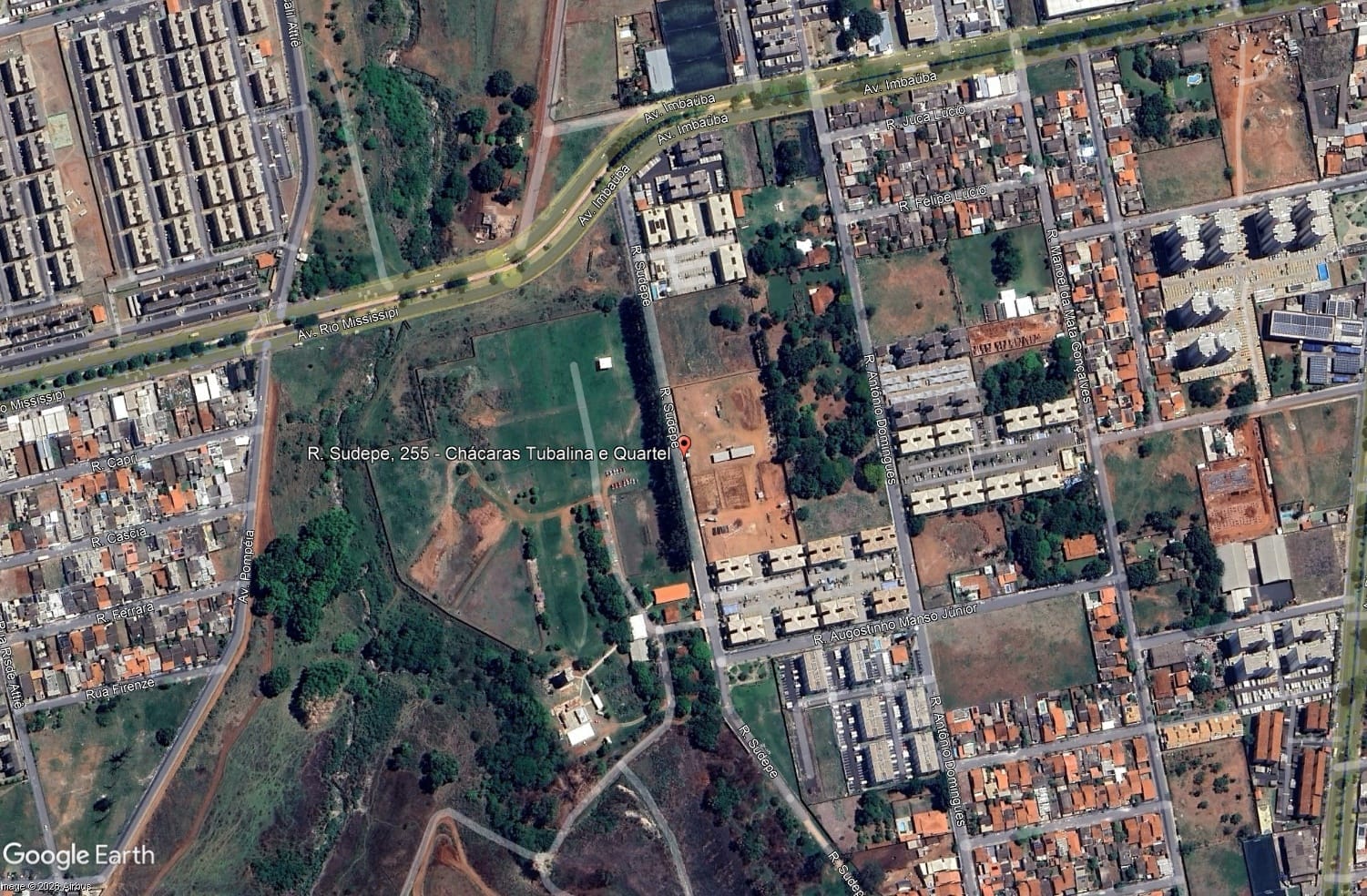 Mapa de localização Villa Castelli