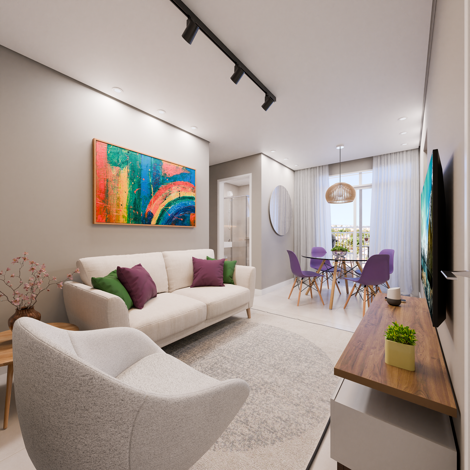 Sala com Sacada